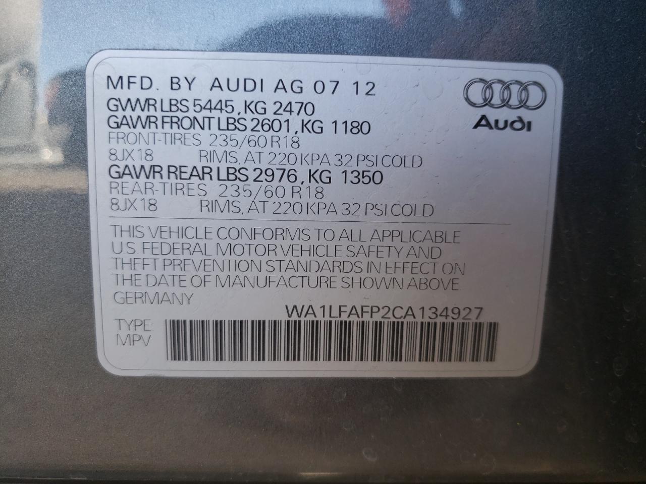 2012 Audi #10