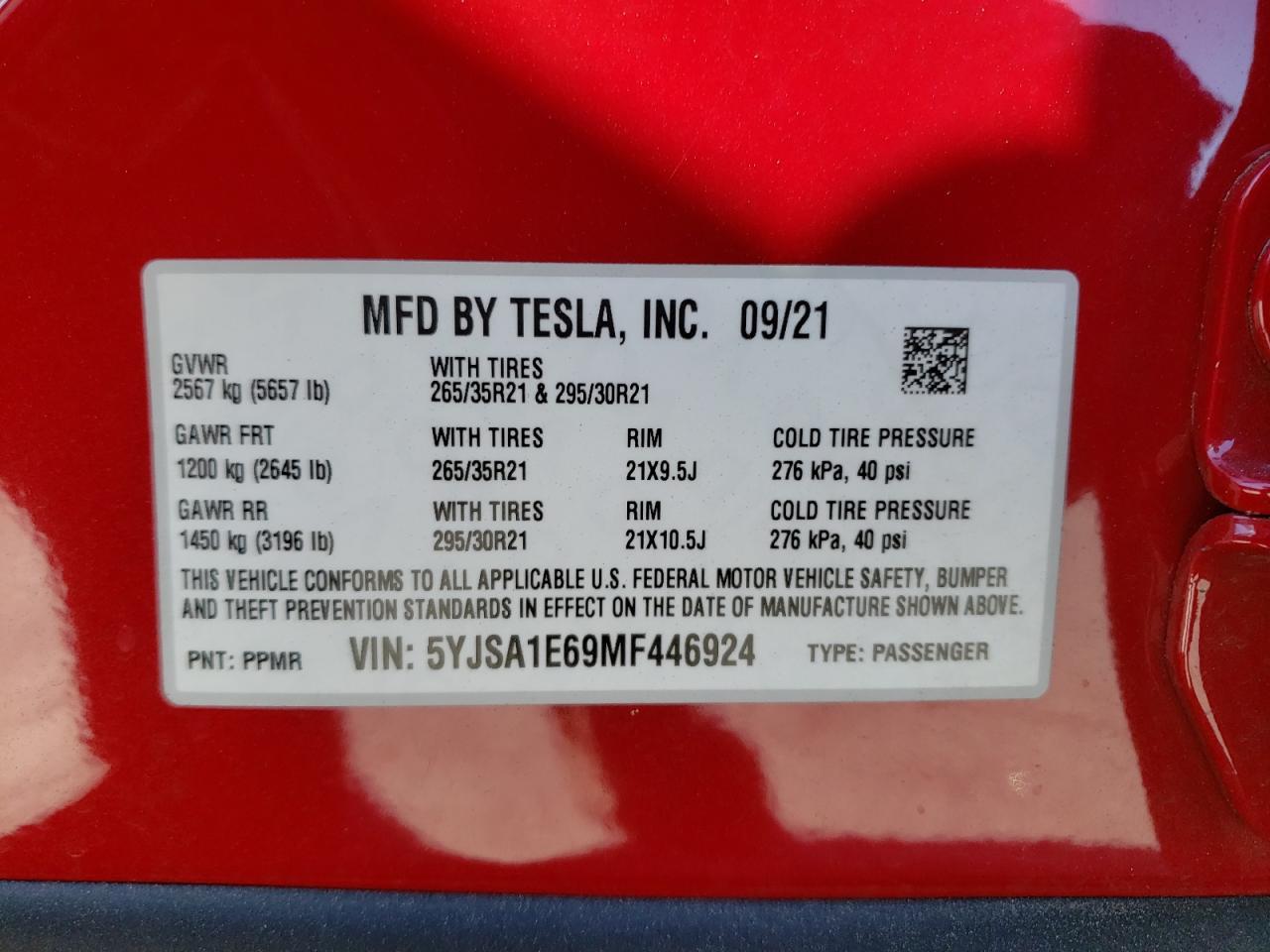 2021 Tesla #10