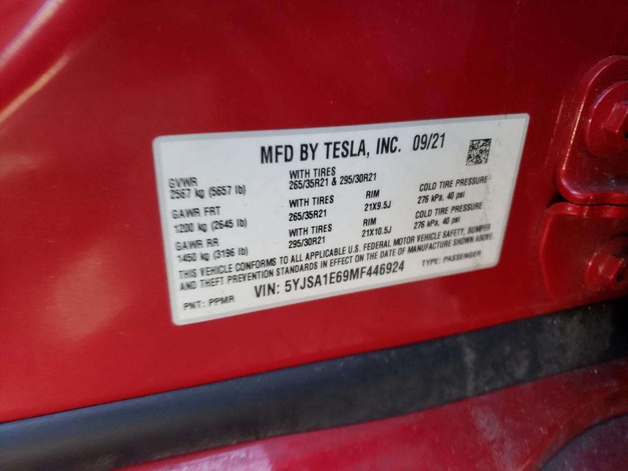2021 Tesla #10