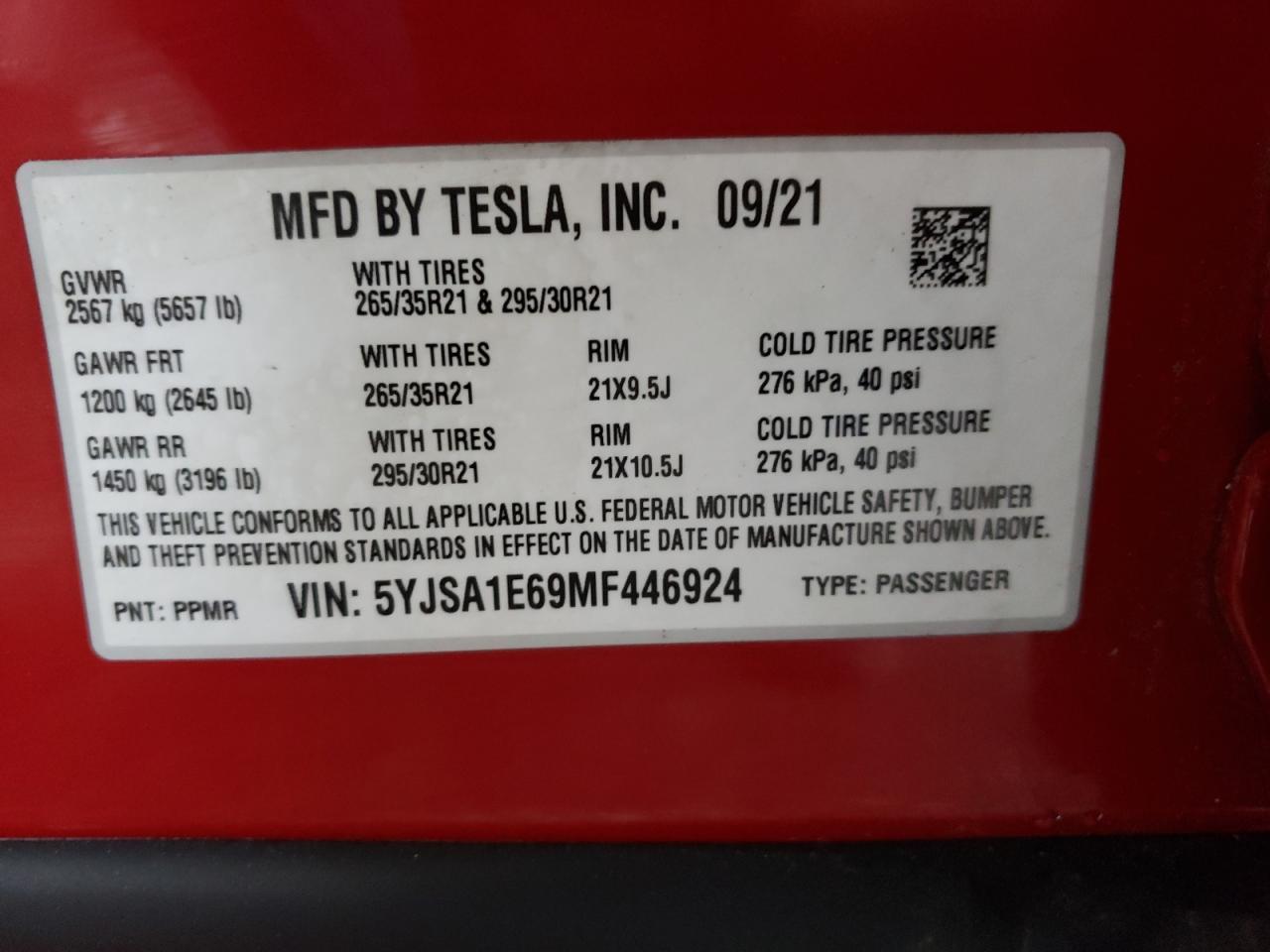 2021 Tesla #10