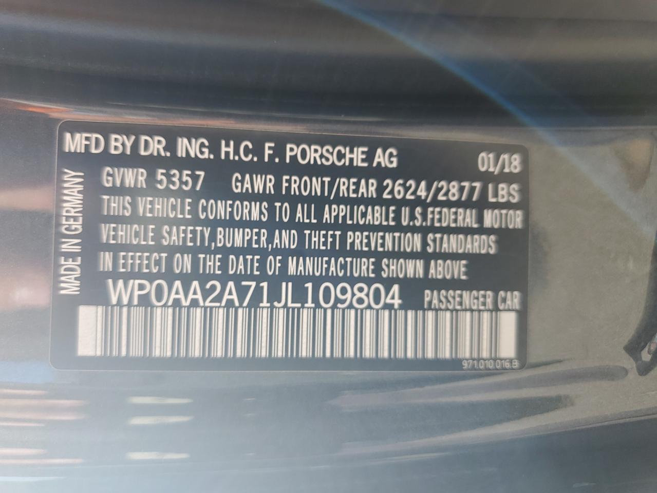 2018 Porsche #12