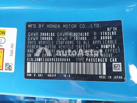2025 Honda #9